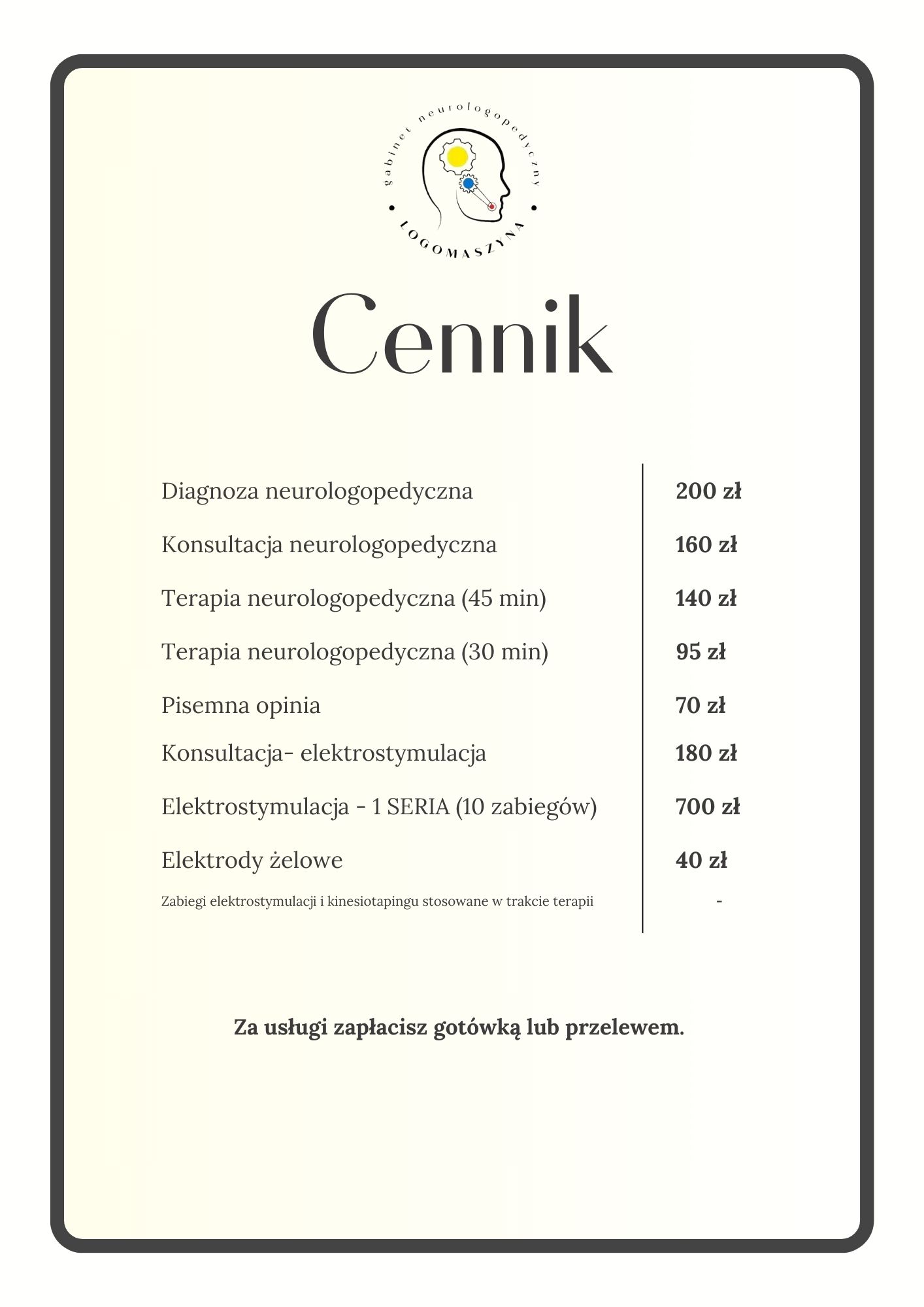 Cennik